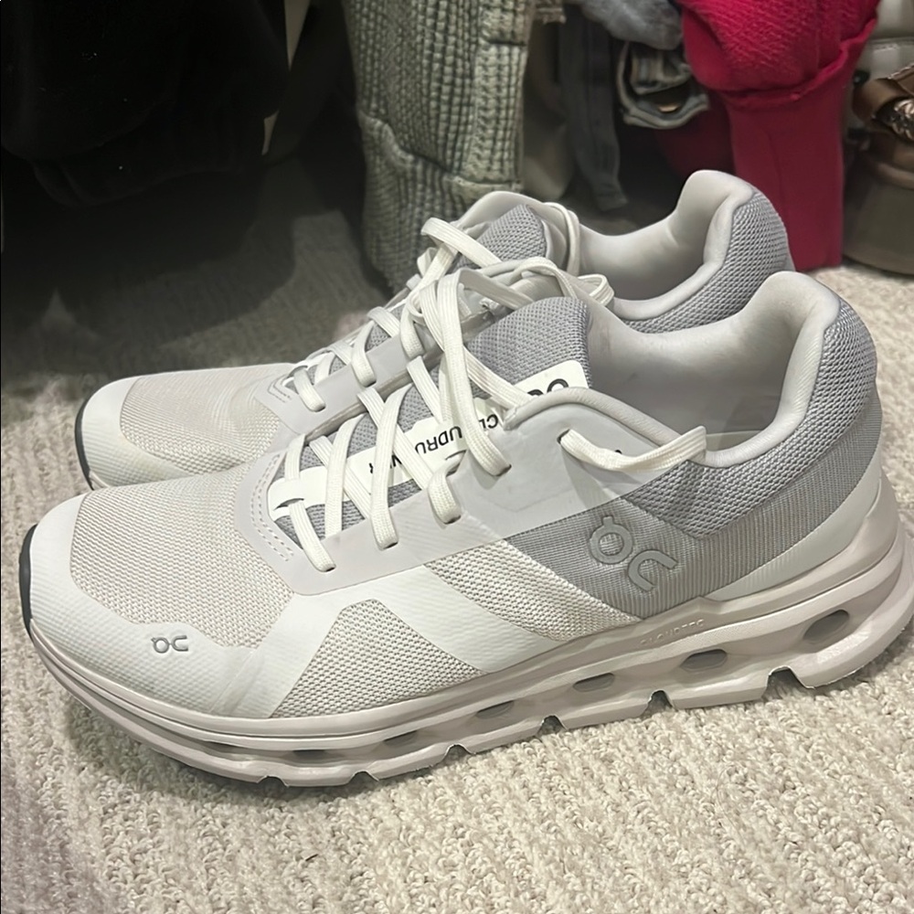 On Running Women's White Running Shoes
